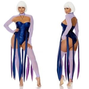 NEW Forplay Water Witchin Sexy Blue Witch Costume 3 Piece Set S/M Yandy
